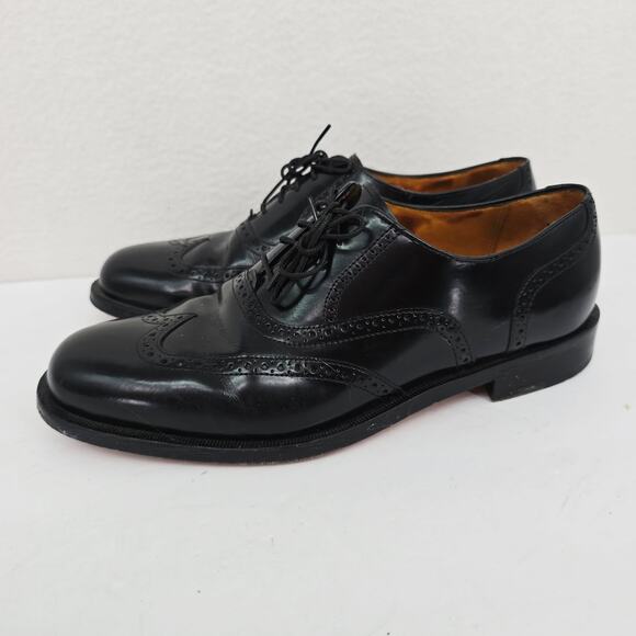 Cole Haan Men's Oxford Wingtip Dress Shoes Black 8.5 - Picture 2 of 7
